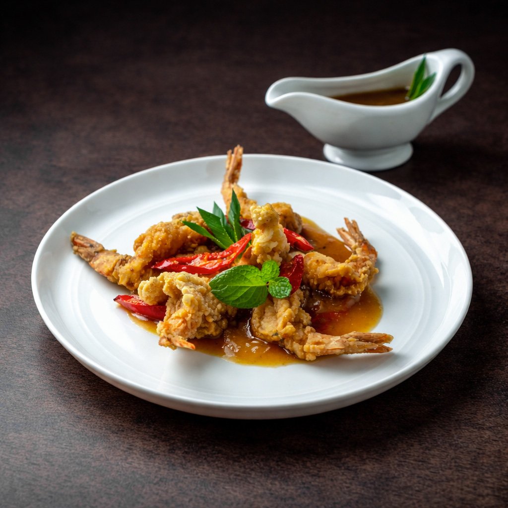 Udang Goreng Saos Asam Manis